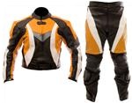 Dirt bike motocross leather suit