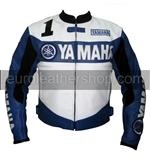 Yamaha 1 Joe Rocket motorcycle leather jacket in b